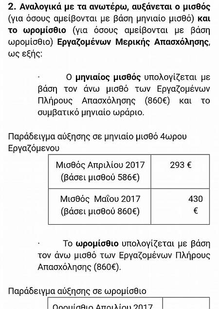 Ο Σκλαβενίτης, που έχει 3 καταστήματα στο  Γαλάτσι αύξησε έως 46% το μισθό των υπαλλήλων του