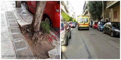 Κάτοικος της περιοχής τραυματίστηκε σκοντάφτοντας στο πεζοδρόμιο