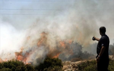 Συγκλονιστικά video από τη φωτιά στο Γαλάτσι