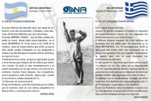 Γαλατσιώτης ναυαγός στον Ατλαντικό το 1963. Σώθηκε από θαύμα. Δείτε αποκόμματα των εφημερίδων της εποχής από Ελλάδα &amp; Αργεντινή καθώς και video με τις μαρτυρίες των συναδέλφων του...