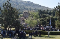 Χιλιάδες κόσμος στην Ομορφοκκλησιά ανήμερα του Αγ. Γεωργίου στο Γαλάτσι